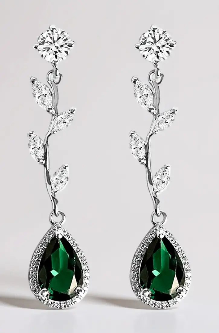 Sterling Silver Butterfly Pendant Earring